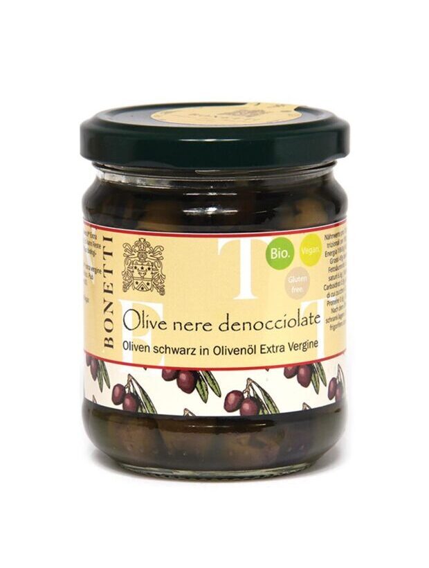 EU-Bio Olive nere denocciolate - Oliven schwarz