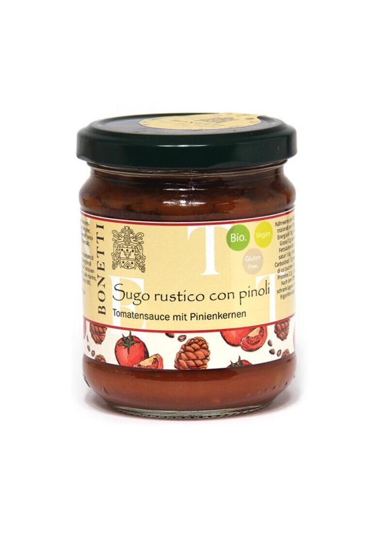 EU-Bio Sugo rustico con Pinoli - Sauce tomate aux pignons de pin